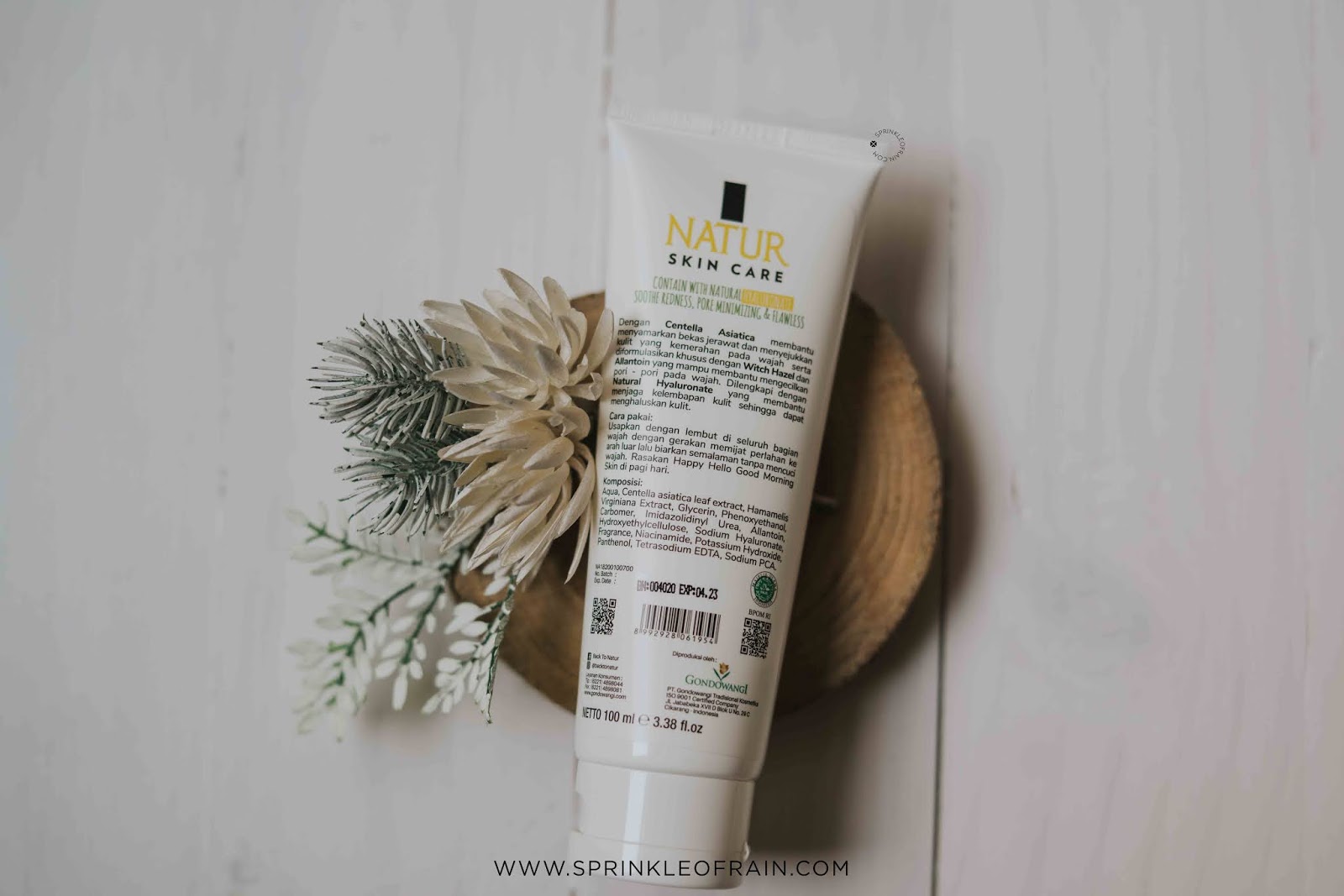 [REVIEW] Natur Sleeping Mask Cica & Witch Hazel untuk Kulit Bruntusan