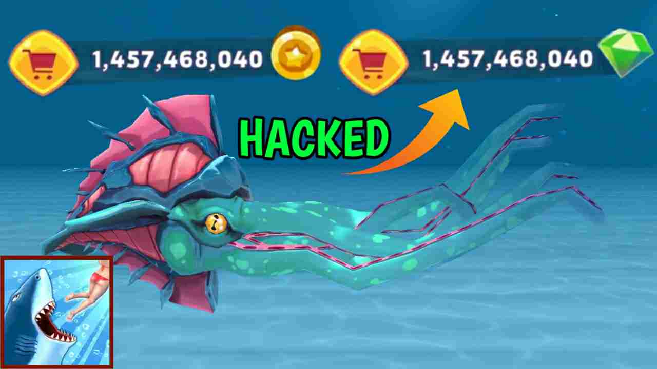 Hungry Shark Development Hack In Addition To Transcend Unlimited Coins In Addition To Gems