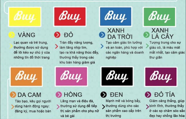 Bảng màu hot in áo thun đồng phục