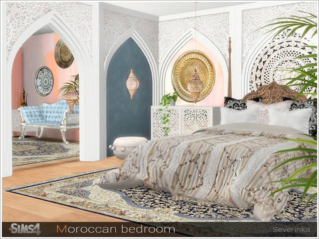 Марокканский (восточный) стиль — наборы мебели и декора для Sims 4 со ссылками для скачивания