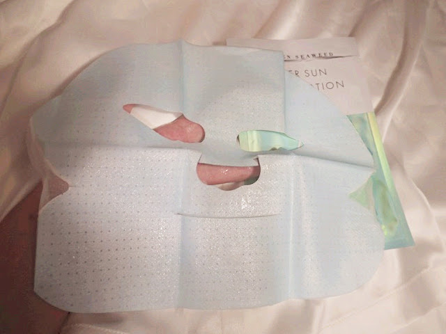 護膚 ░ 美人魚夢幻彩色❤ Lovism洛芙生 黃金藻曬後賦活羽絨面膜,敏感型肌膚曬後保養媽咪也可以使用!