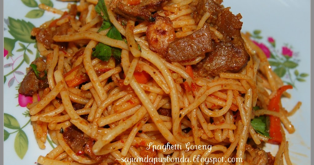 Spaghetti Goreng Bonda - Tips Resep Cara Membuat