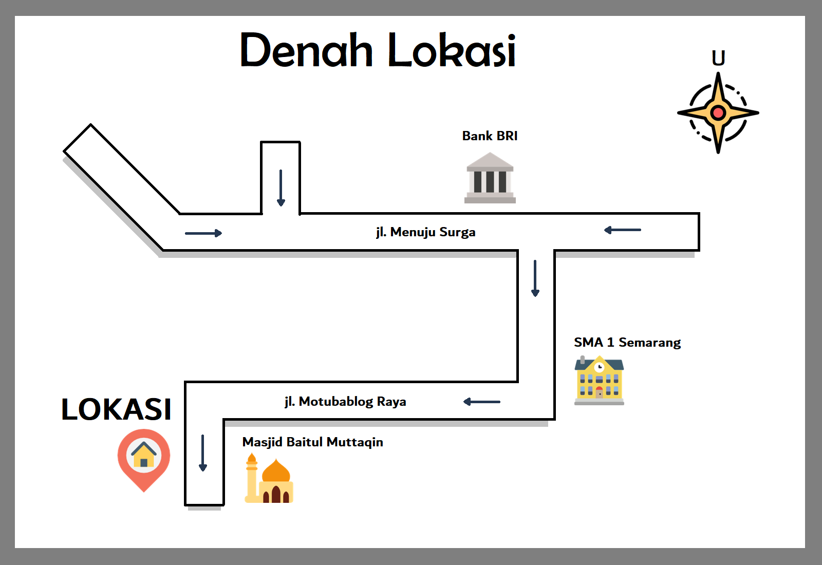 Cara Membuat Denah Lokasi Undangan