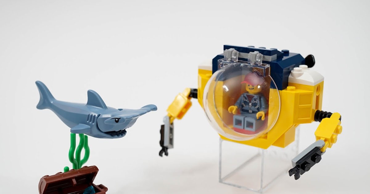 Set 60263 /& 60265 Brand New Ocean Details about  / LEGO Minifigure Sand Blue Hammer Head Shark