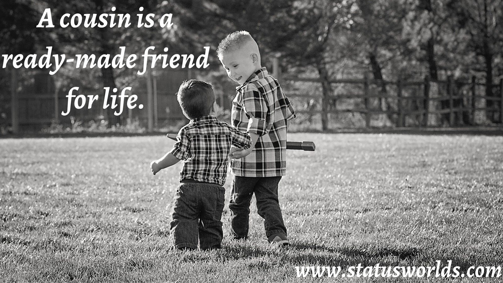 [ Best ] Cousin Captions, Status & Quotes For A Cousin Lover Status World