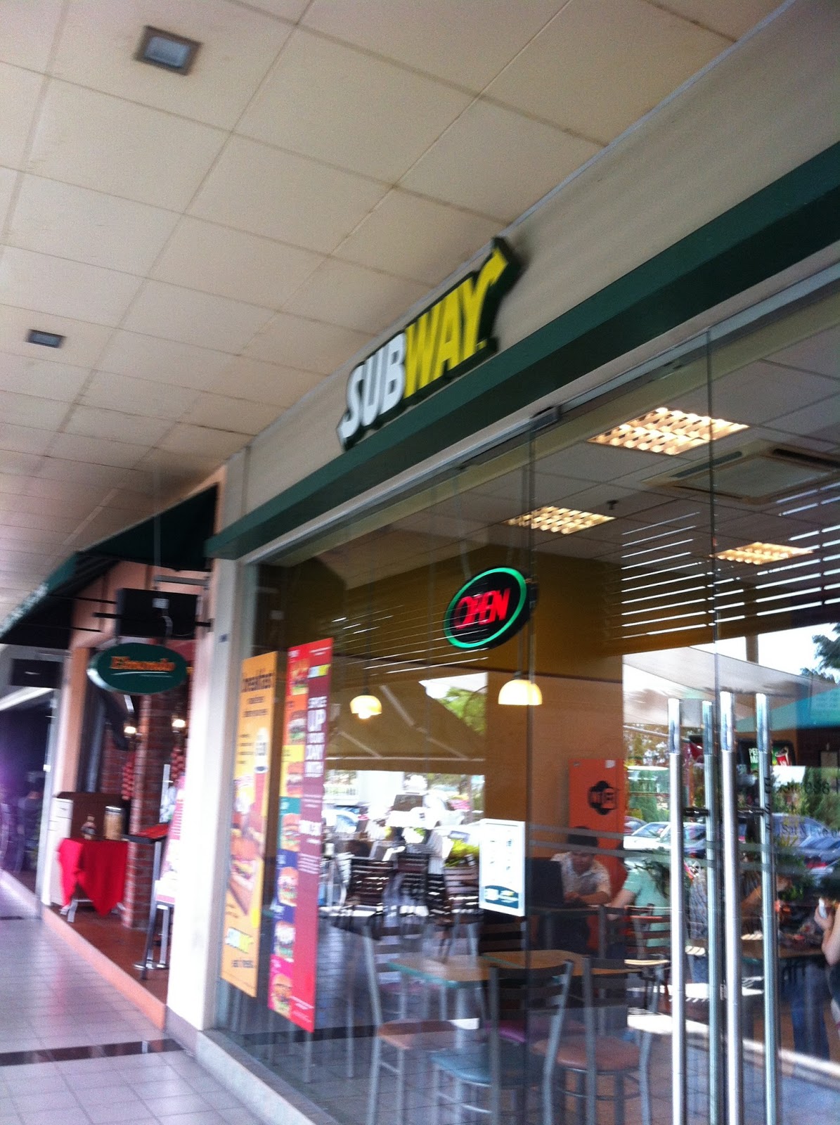 Our Journey : Penang E-gate - Subway Sandwiches & Salads Outlets