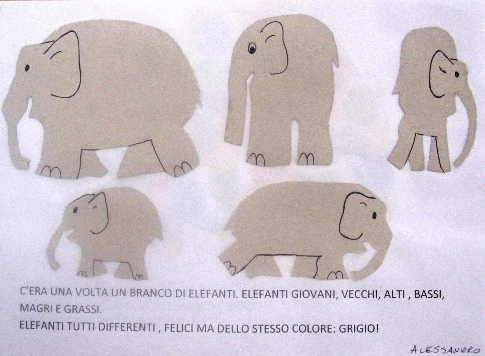 Maestra Mariangela: PROGETTO ACCOGLIENZA " ELMER L'ELEFANTE VARIOPINTO"