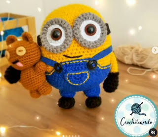 PATRON GRATIS MINION | MI VILLANO FAVORITO AMIGURUMI 46698