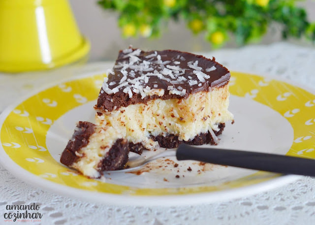 torta cremosa de prestígio