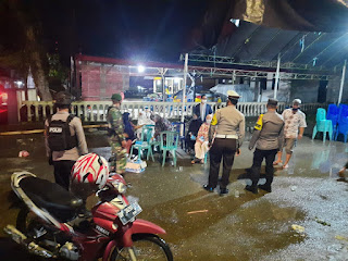 Satuan Sabhara Polres Enrekang, Ikut Dalam Operasi Gabungan Dalam Penegakan Protokol Kesehatan