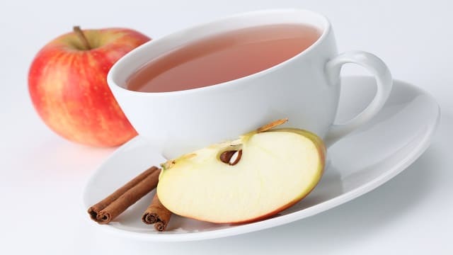شاي التفاح والقرفة