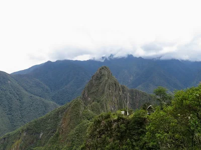 Pictures of Machu Picchu Peru: Clouds over Machu Picchu