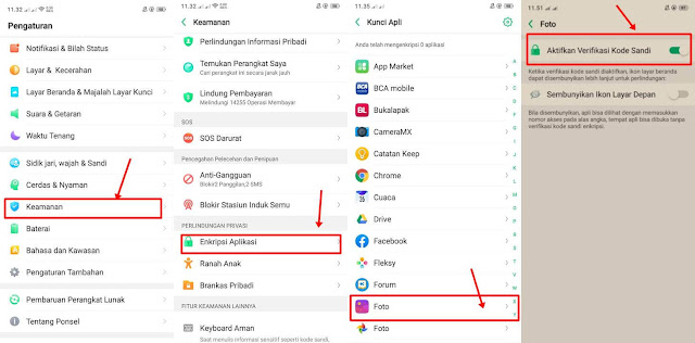 Cara Mengunci Aplikasi Di HP OPPO Cara Mengunci Aplikasi Di HP OPPO