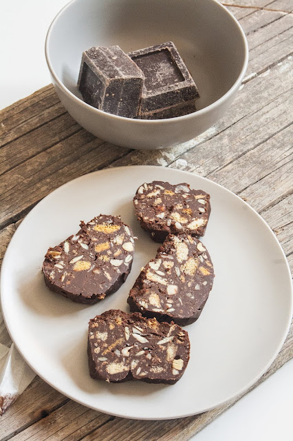 Salame al cioccolato vegan