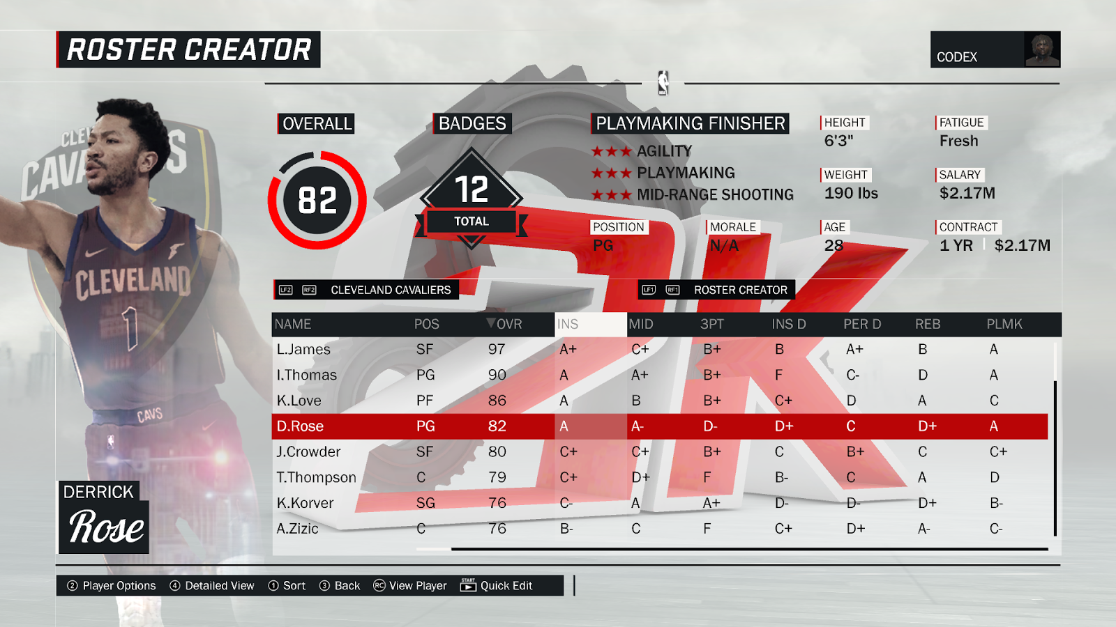 nba 2k17 derrick rose