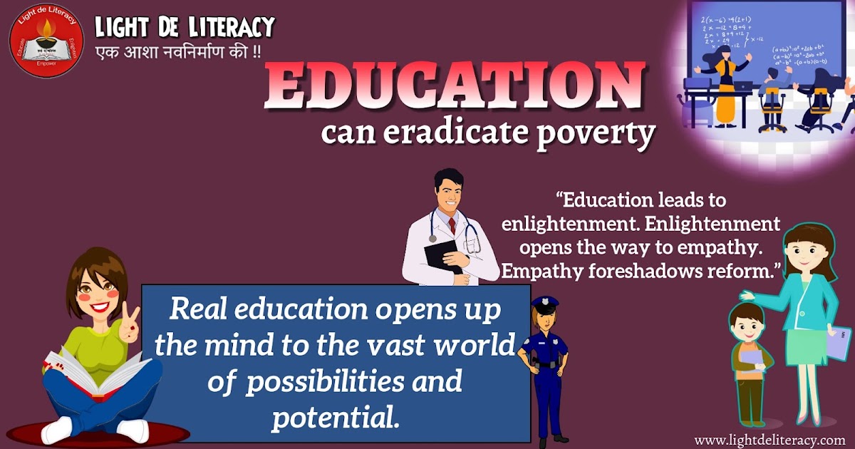 How education can eradicate poverty?