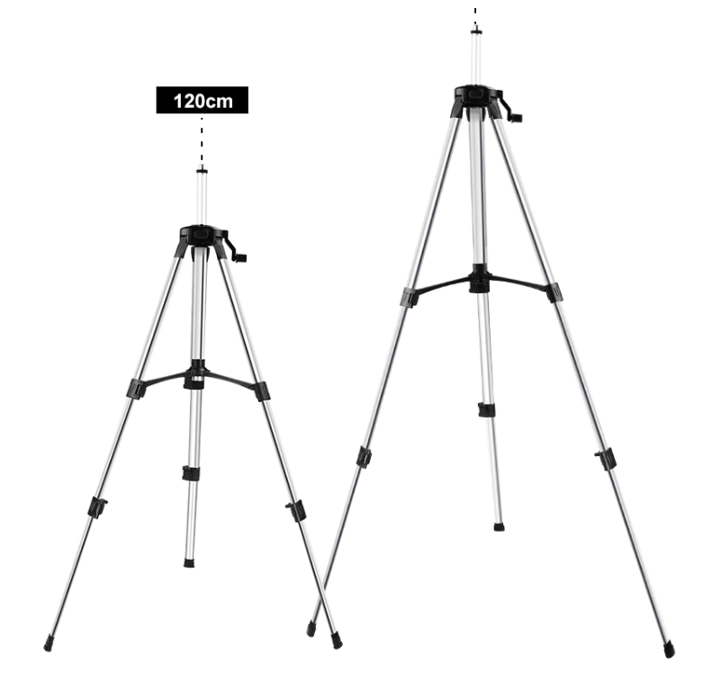 Laser Level Tripod Adjustable Height Thicken Aluminum Tripod Stand For Self leveling 1.2/1.5m