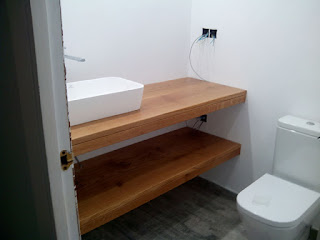 Pieza especial para baño a medida en Zaragoza