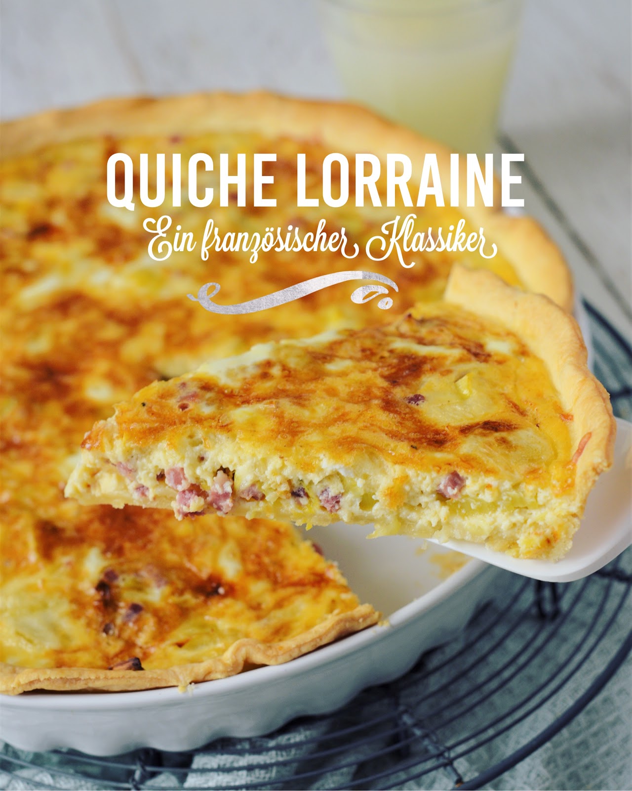 Quiche Lorraine - Lothringer Speckkuchen | Kessy Bona