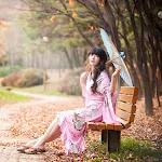 Lee Ga Na In Kimono Foto 6