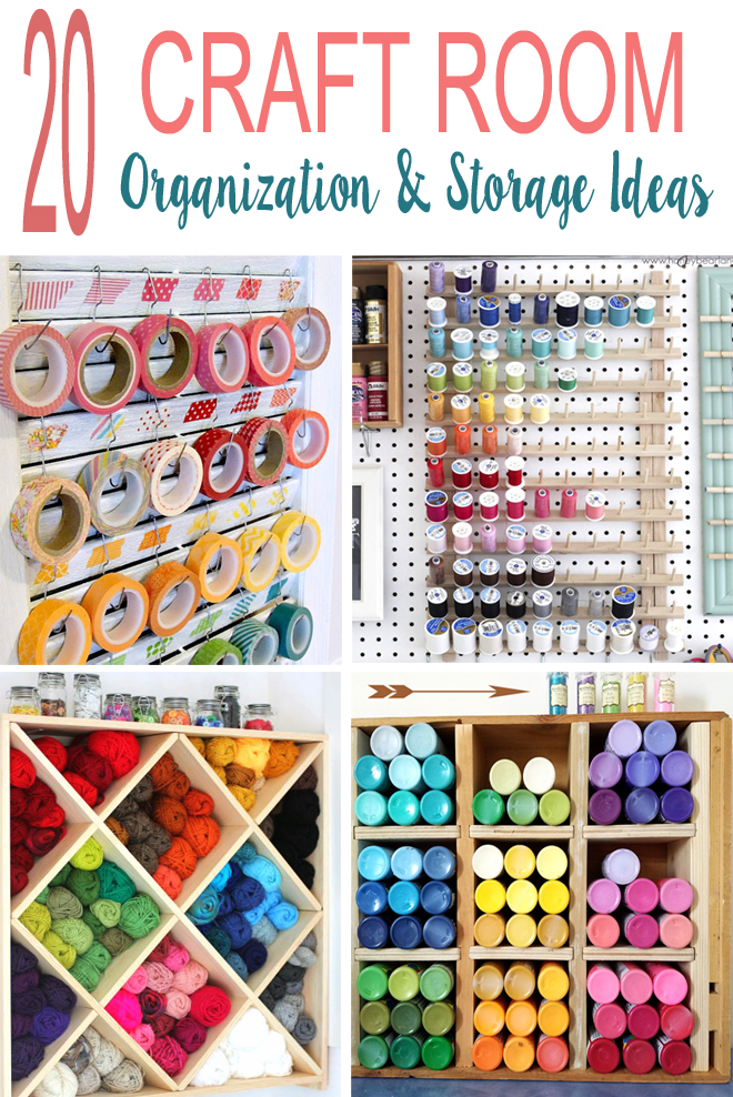 Remodelando la Casa: 20 Craft Room Organization & Storage Ideas