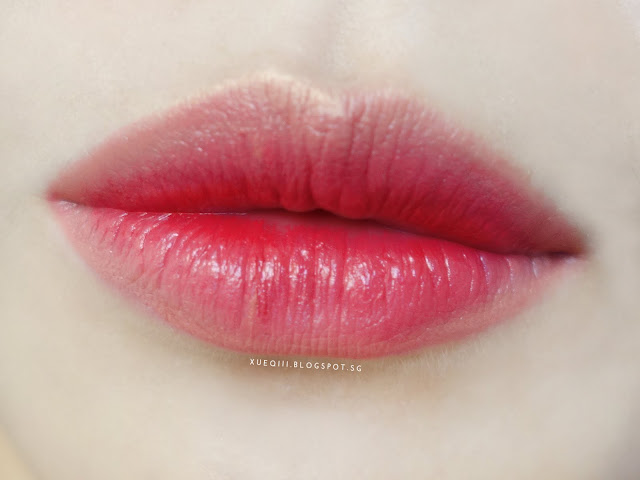 Laneige Two Tone Lip Bar in 02 Red Blossom Lip Swatch