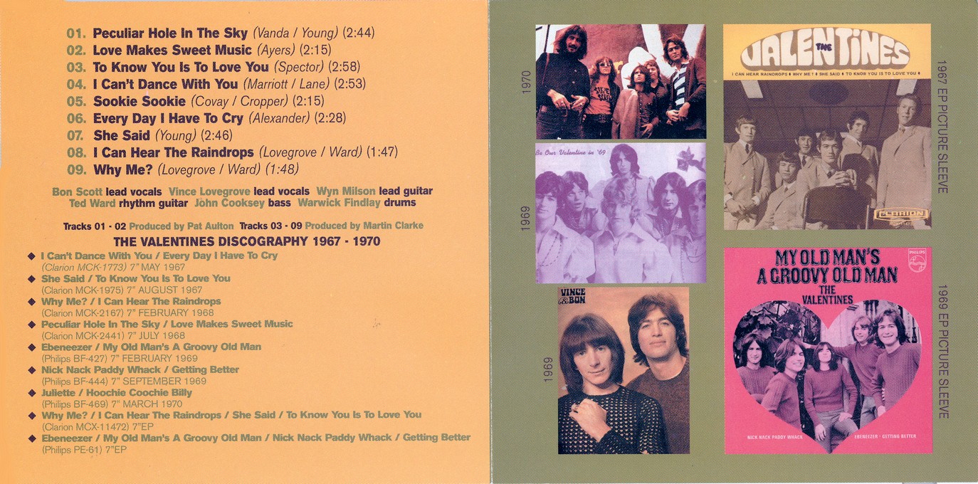 SIXTIES BEAT: The Valentines (Feat : Bon Scott - Lead Vocals)