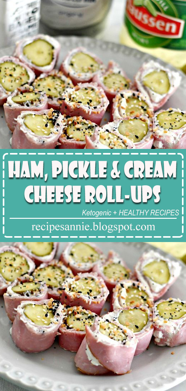 Ham, Pickle & Cream Cheese RollUps Recipes Annie