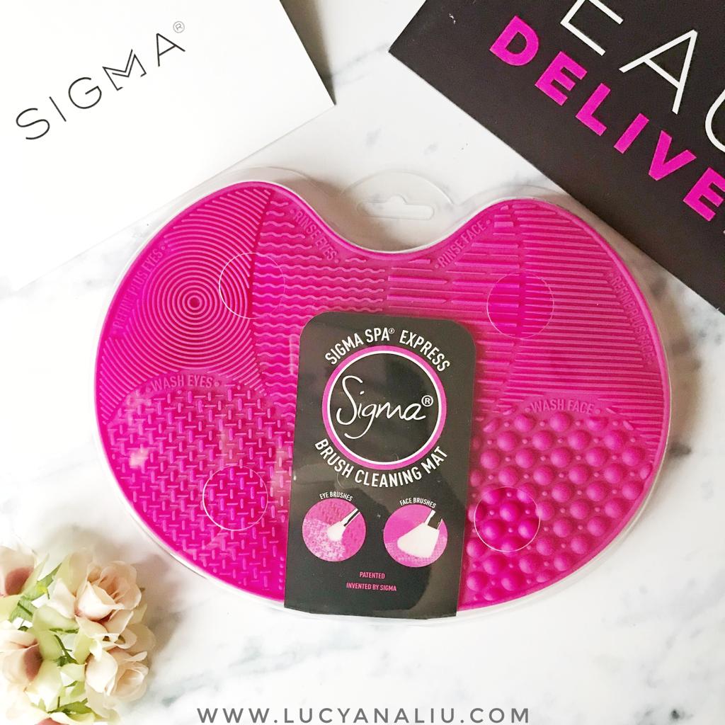 [Review] Sigma Spa Brush Cleaning Mat Lucy's Blog