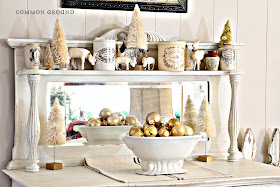 Common Ground Decorating The Sideboard For Christmas
