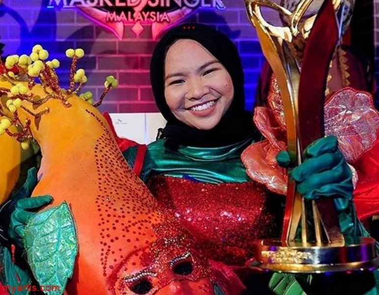 THE MASKED SINGER MALAYSIA BUNGA RAYA, AINA ABDUL DINOBAT JUARA