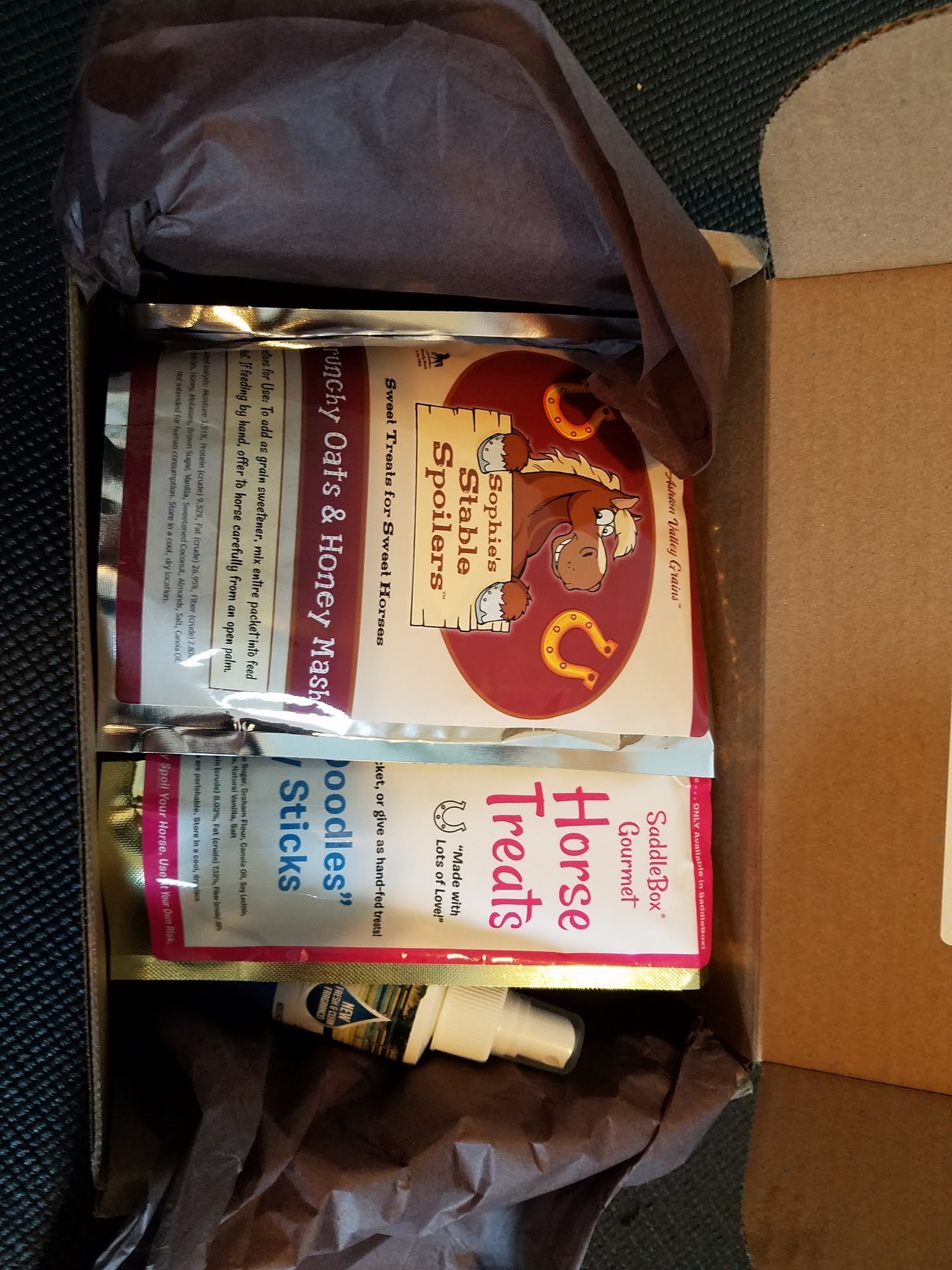 Training Cupid, my exracehorse Saddle Box Subscription Review