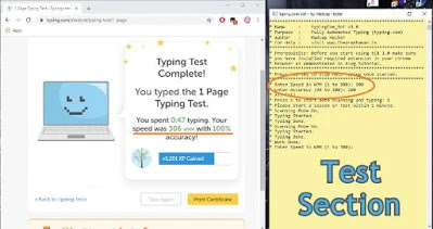 typing.com cheat in test