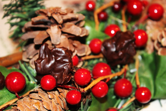 ROCAS DE CHOCOLATE CON MUESLI Y BAILEYS