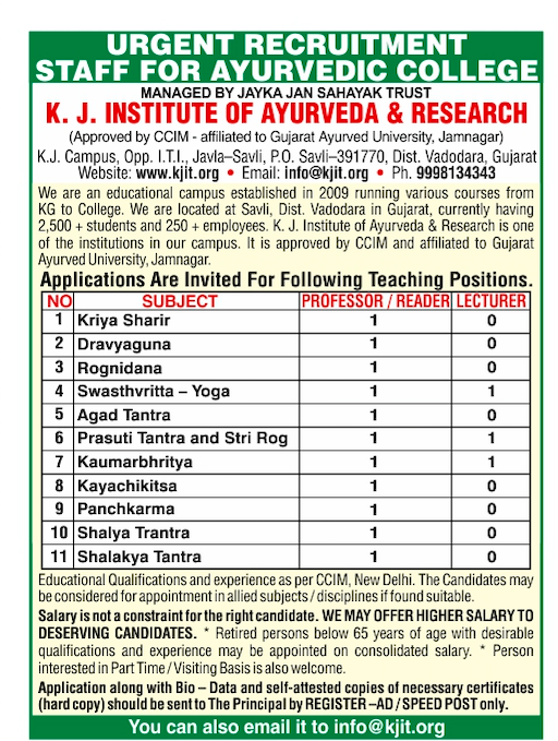 Ayurveda Jobs