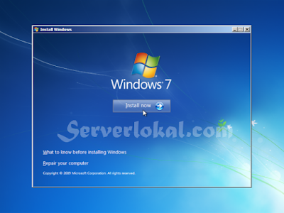 Cara menginstall ulang windows 7 Cara menginstall ulang windows 7
