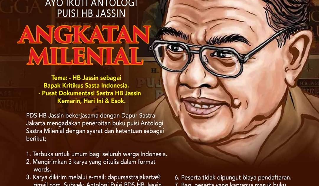 Antologi Puisi Hb Jassin Angkatan Milenial Pusat Info Lomba Menulis
