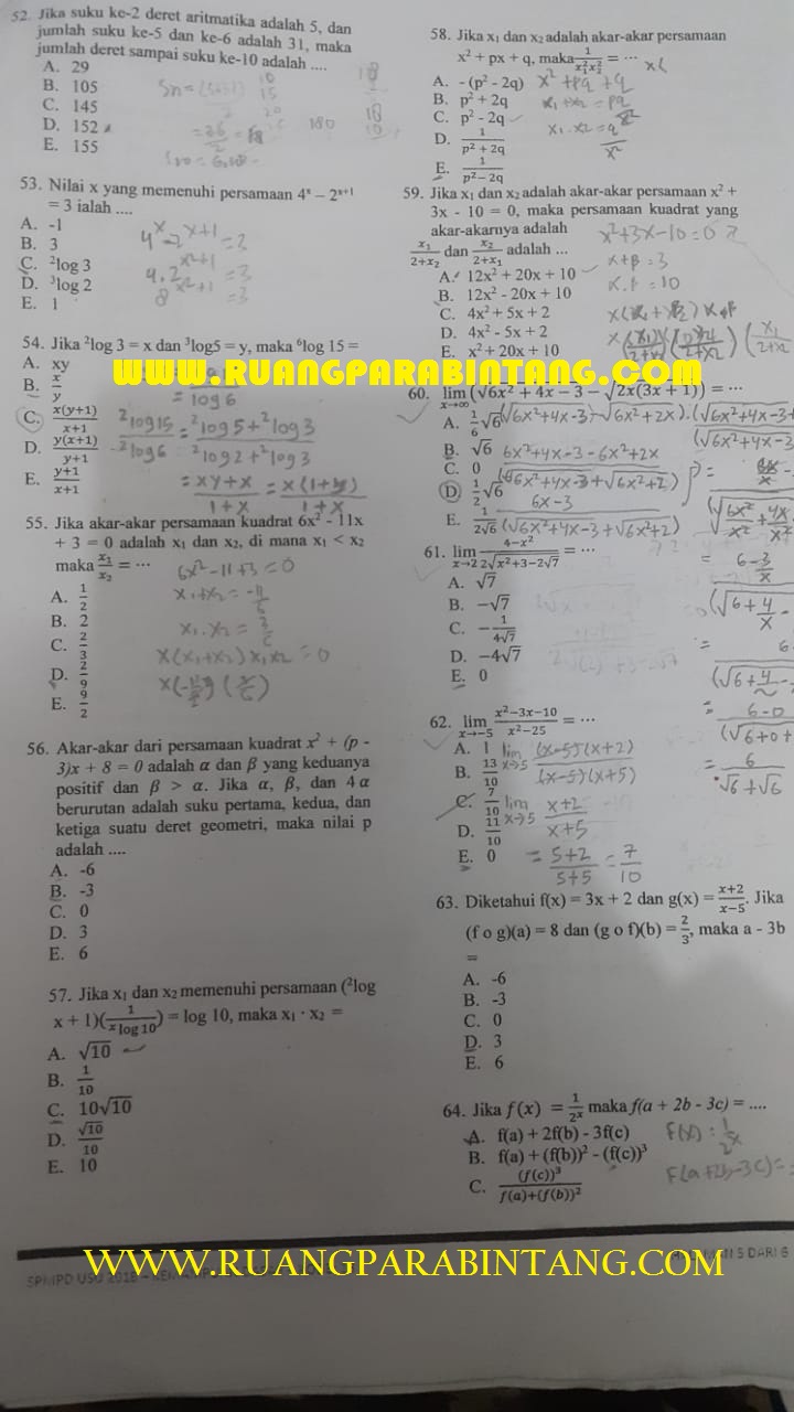 32 Contoh Soal Bahasa Indonesia Untuk Tes Masuk Kuliah Kumpulan Contoh Soal