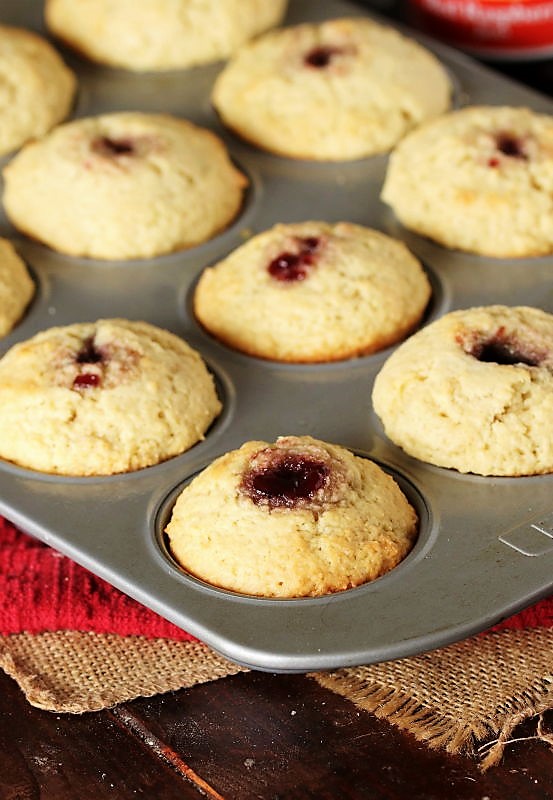 Buttermilk Jam Muffins The Kitchen is My Playground
