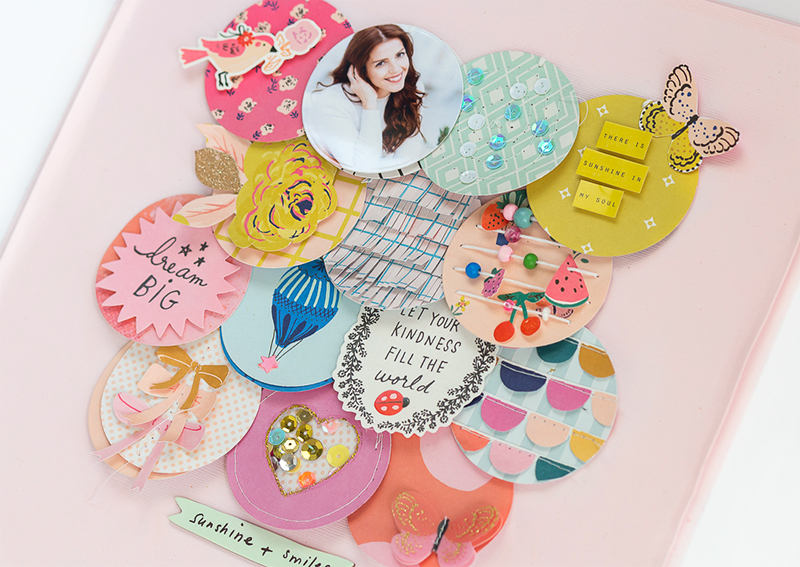 Bea Valint Playing with circles Crate Paper DT layout