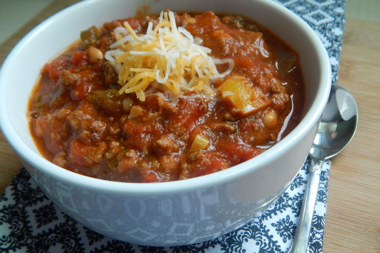 Spicy Crock Pot Chili - Ryan's Healthy Recipes