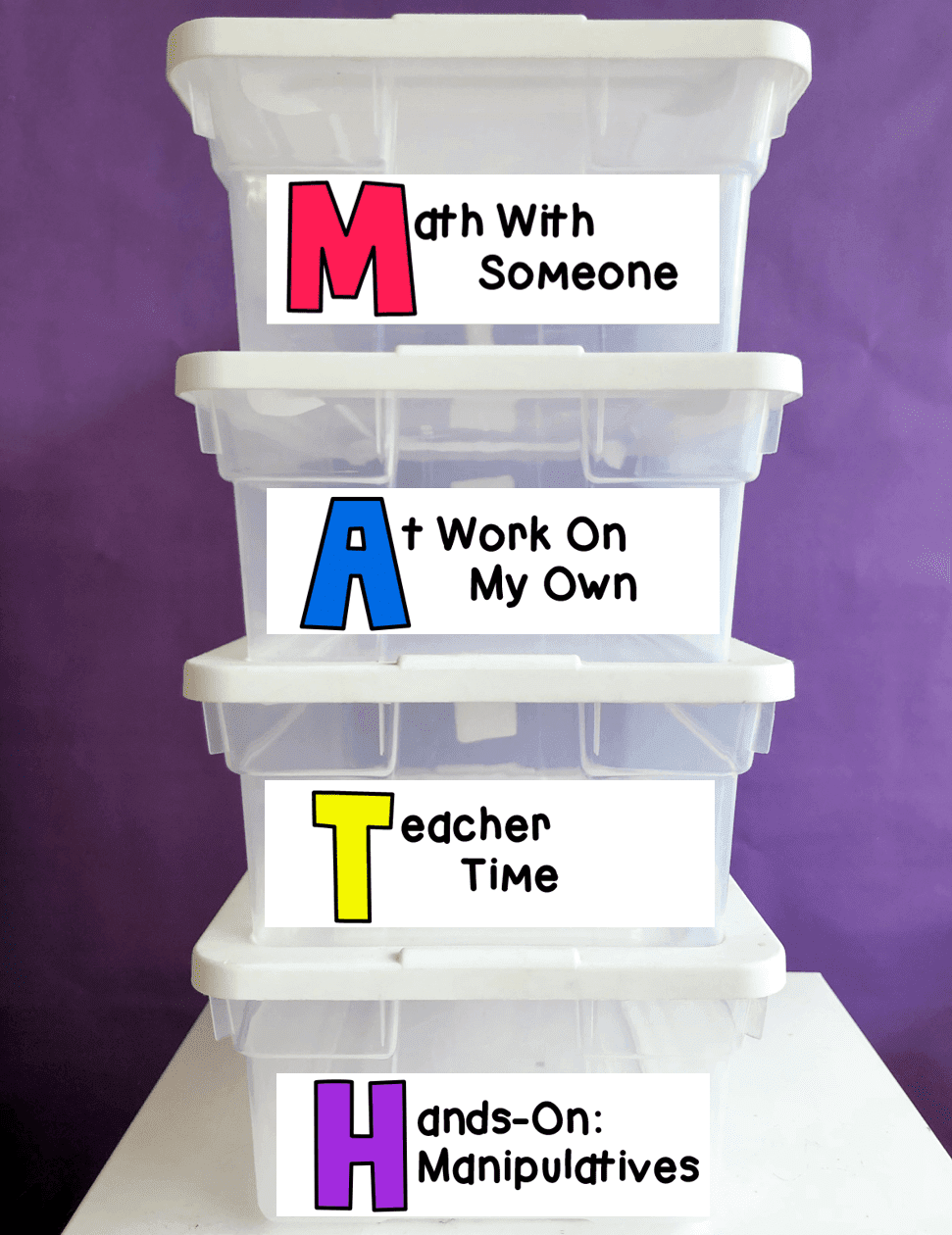 How to Get Organized for Guided Math