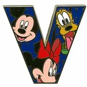 Alfabeto de Mickey, Minnie, Donald y Pluto V.