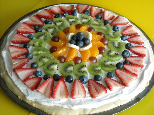 Mini Sugar Cookie Fruit Pizzas