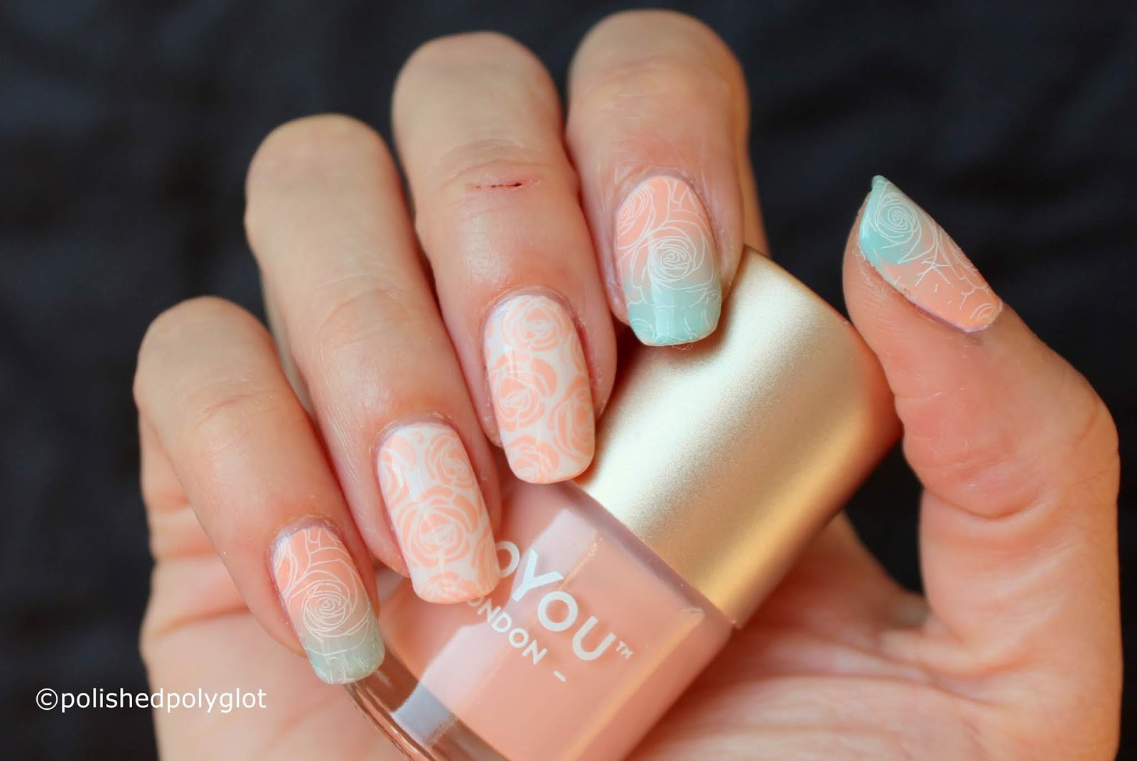 1. Pastel Blue and White Floral Nail Art - wide 5