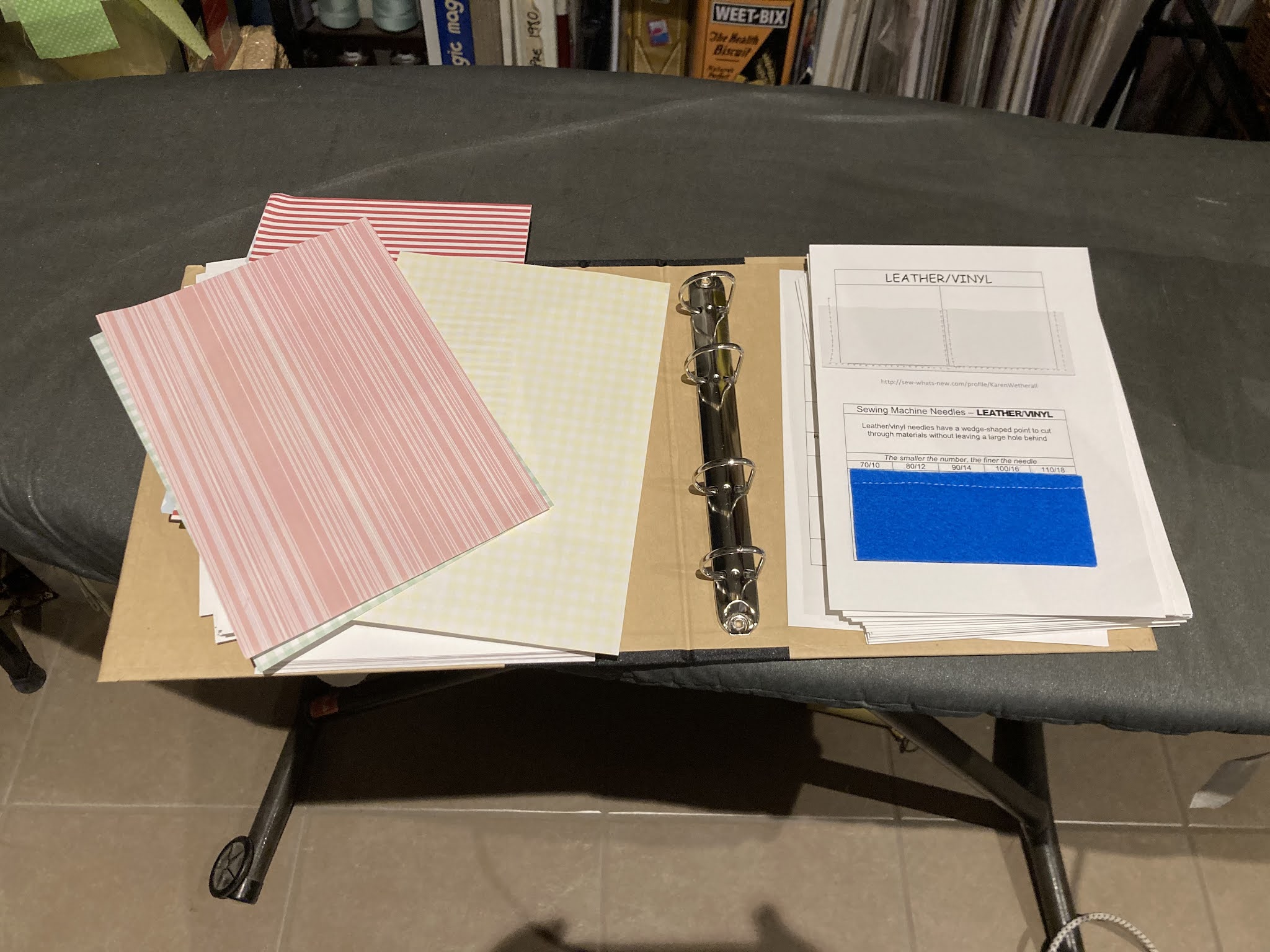 ButterZ Sewing machine needle case folder