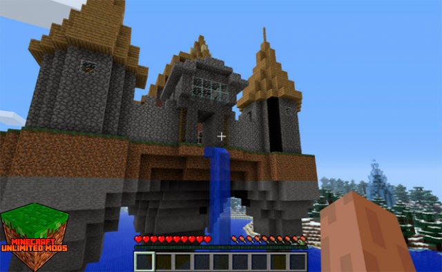 Ruins Mod Minecraft castillo
