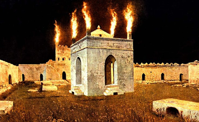 Атешгях, древний храм огнепоклонников