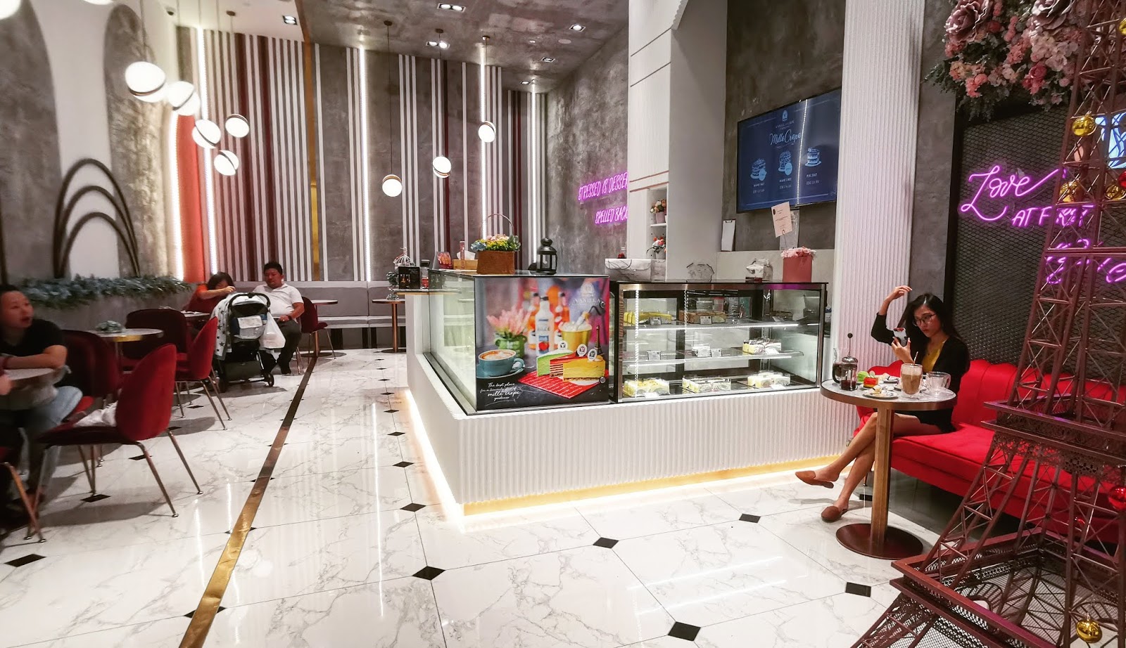 Vanilla Mille Crepe Sunway Velocity Mall, Kuala Lumpur