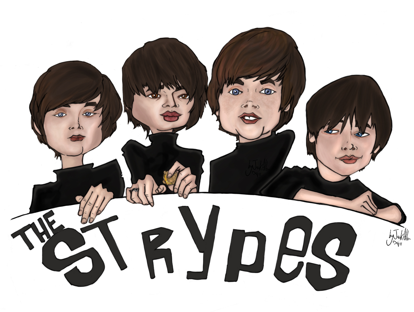 Jack Allen Caricatures And Cartoons The Strypes Commission